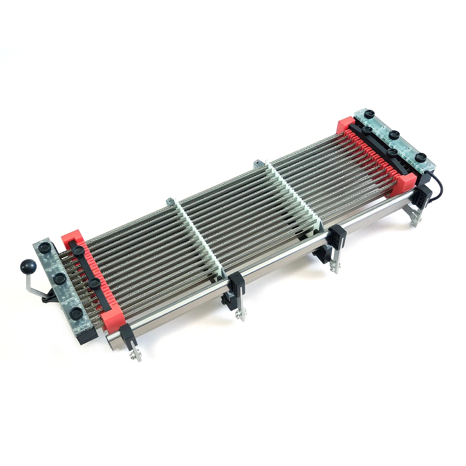 What are the application industries for 14-Row LED Warp Stop Motion For Silk Loom